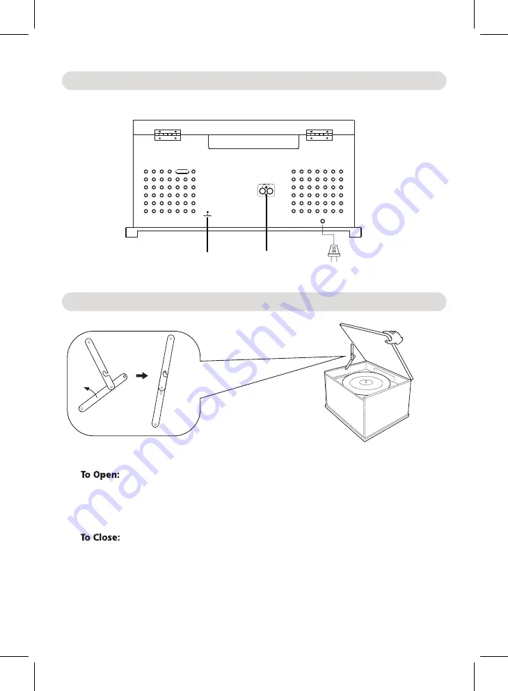 Sylvania Nostalgia SRCD838BT Instruction Manual Download Page 8