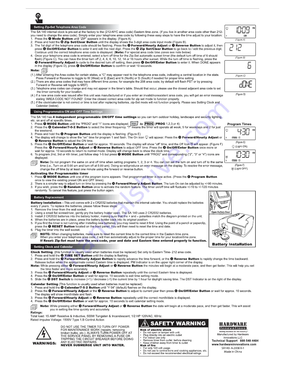 Sylvania SA 140 Instructions Download Page 2