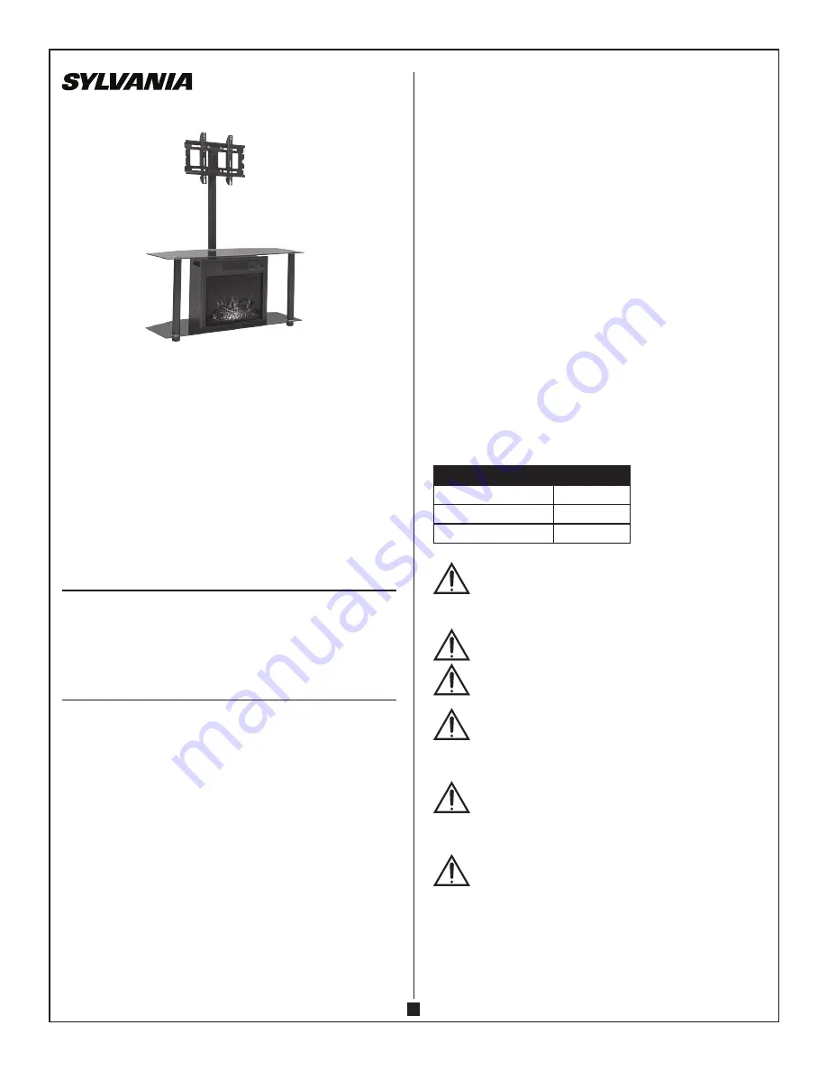 Sylvania SBP019-40BK Instruction Manual Download Page 1