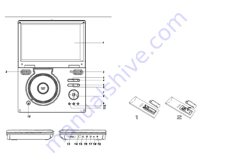 Sylvania SDVD1023 User Manual Download Page 13