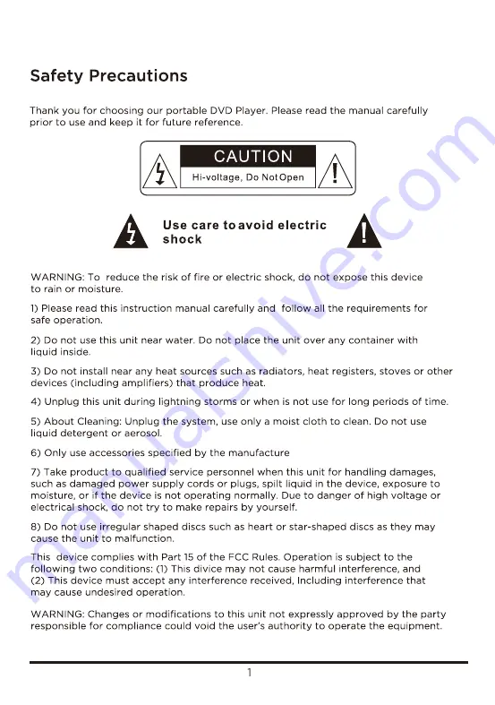 Sylvania SDVD7073-E Manual Download Page 4