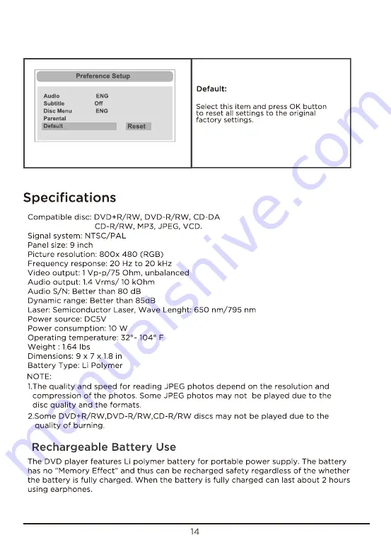 Sylvania SDVD9019-D Manual Download Page 17