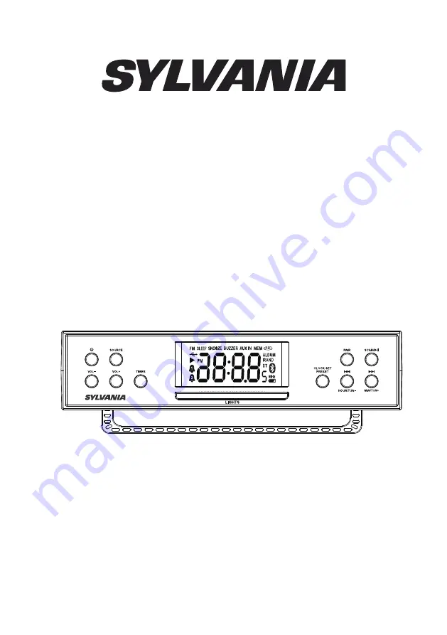 Sylvania SKCR2826BT Instruction Manual Download Page 1