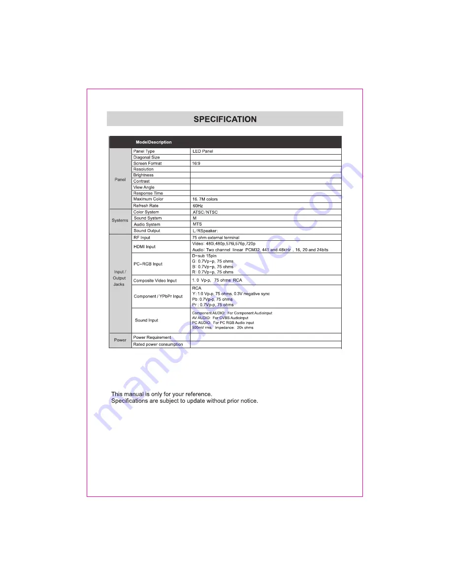 Sylvania SLED3215A-B Instruction Manual Download Page 33