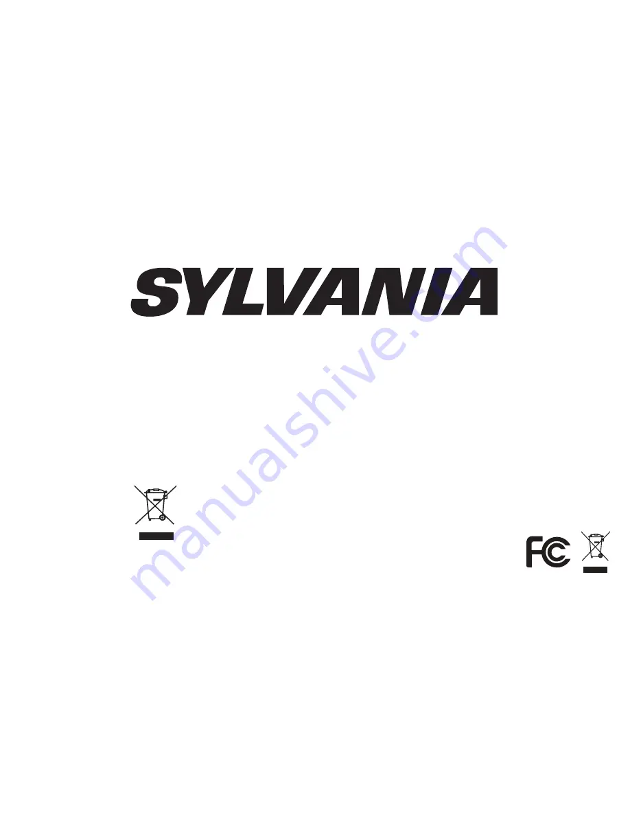 Sylvania SMPK2312 Pocket Manual Download Page 1