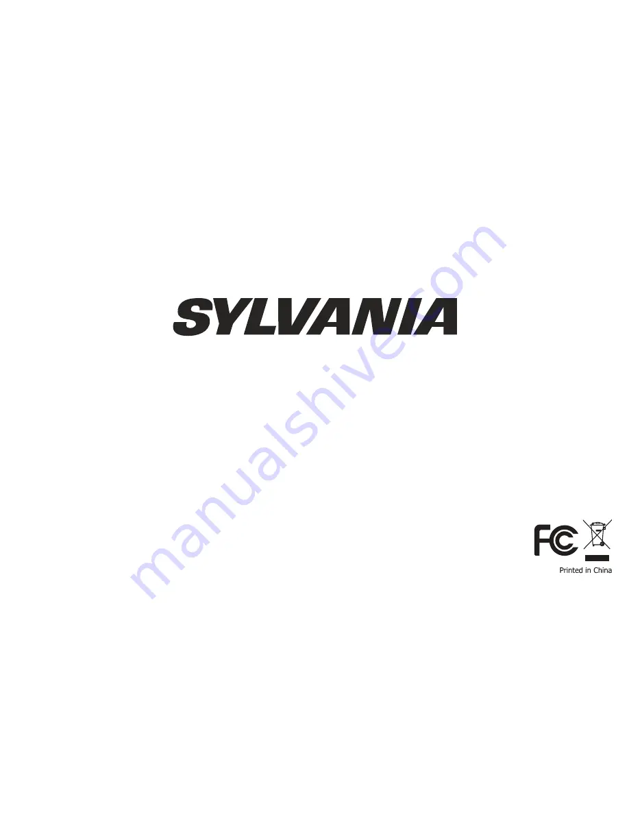 Sylvania SMPK4038B Pocket Manual Download Page 1