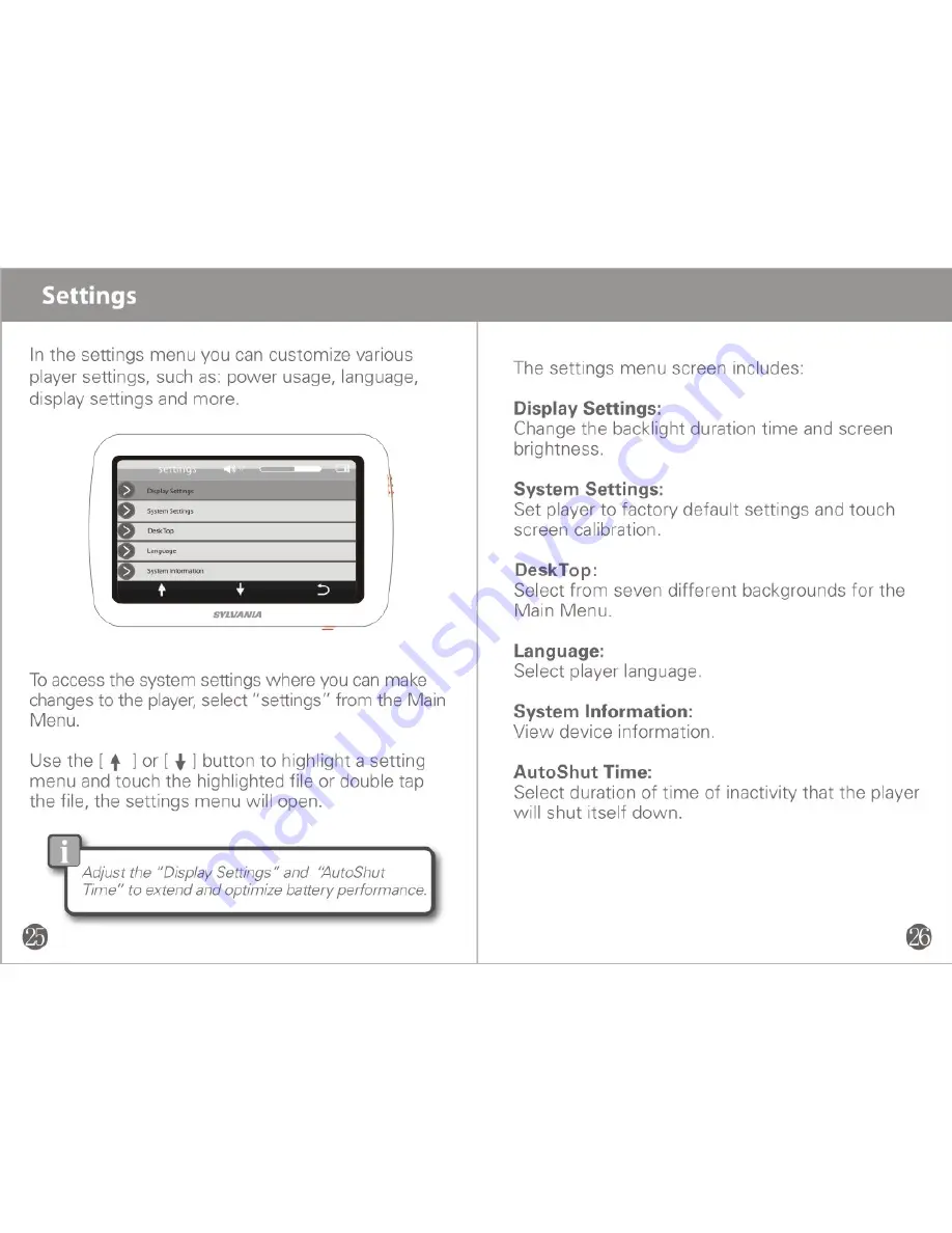 Sylvania SMPK8000 User Manual Download Page 15