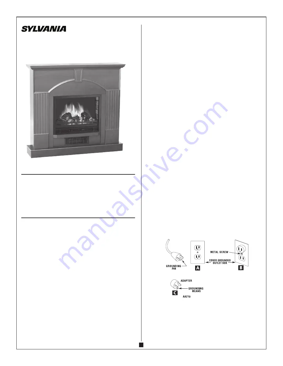 Sylvania SOQCM850P-47ACH Manual Download Page 1