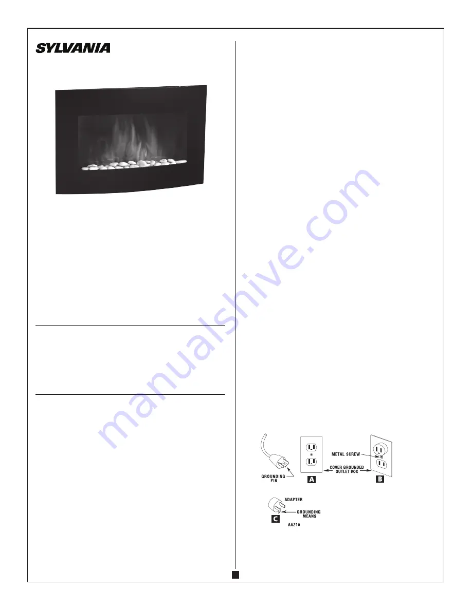 Sylvania SOW914T-35BK Instruction Manual Download Page 1