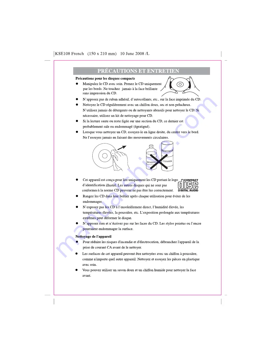 Sylvania SRCD237 Owner'S Manual Download Page 7