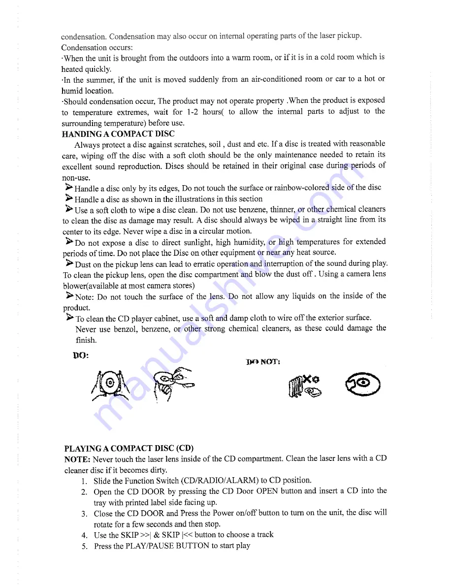 Sylvania SRCD313 Operating Instructions Manual Download Page 9