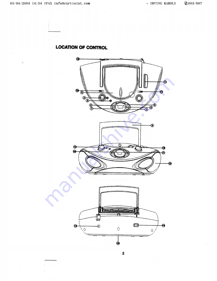 Sylvania SRCD4721 Скачать руководство пользователя страница 3