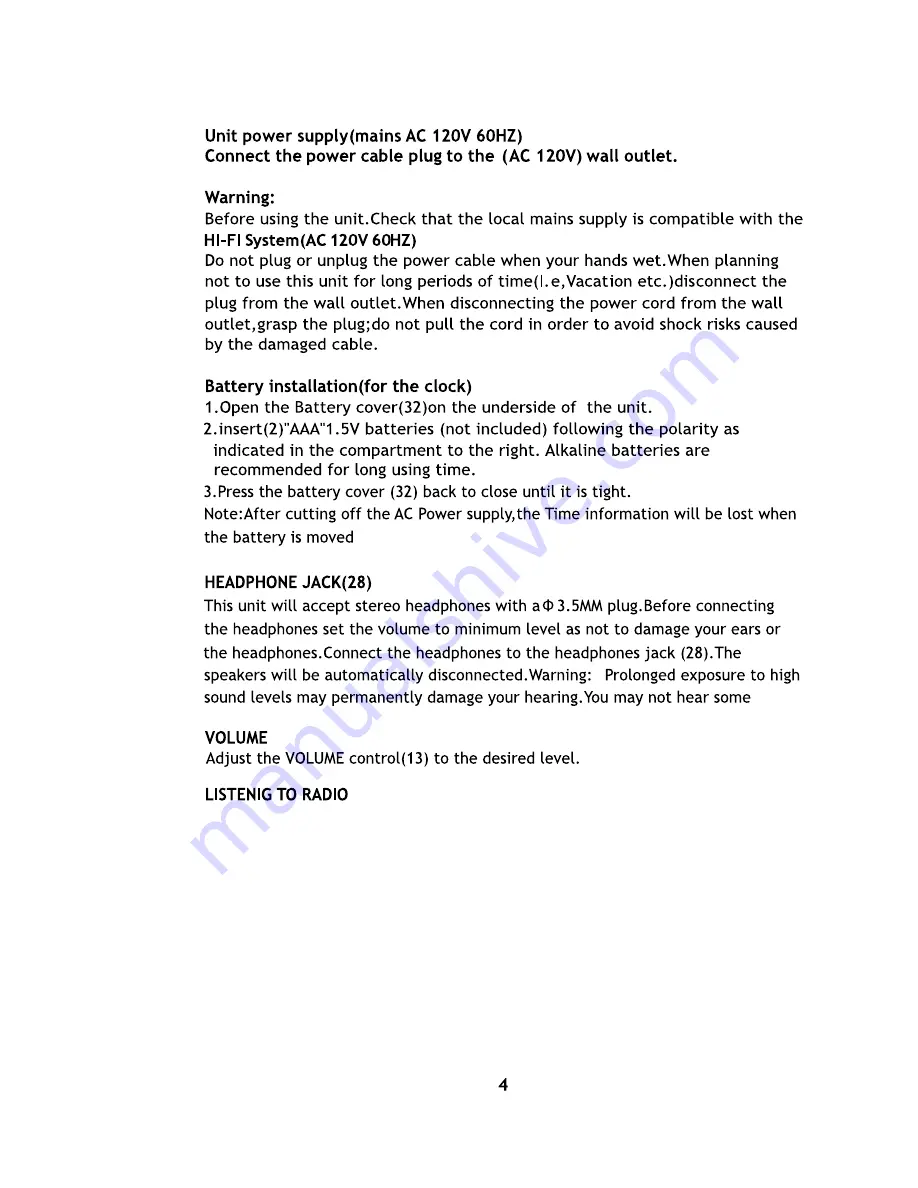 Sylvania SRCD635 Owner'S Manual Download Page 5