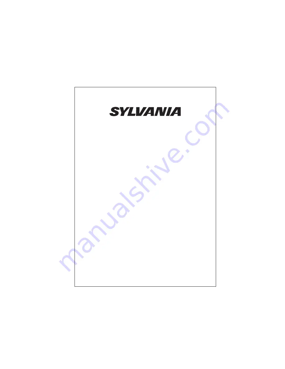 Sylvania SRCD668 Owner'S Manual Download Page 1