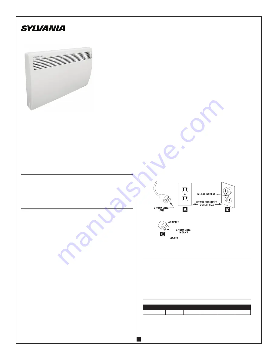 Sylvania Srcvt120-150 Instruction Manual Download Page 1