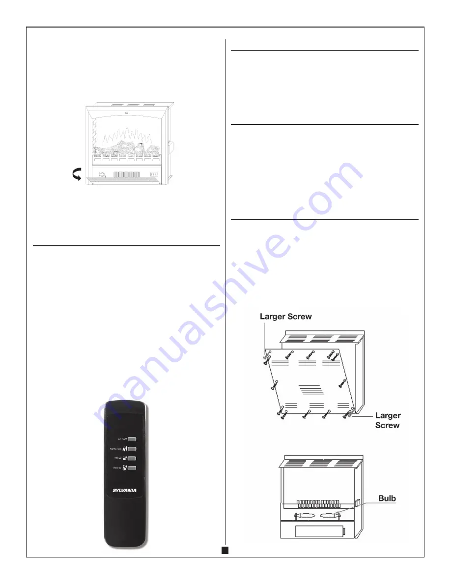 Sylvania SRM480PG-47CW Instruction Manual Download Page 5