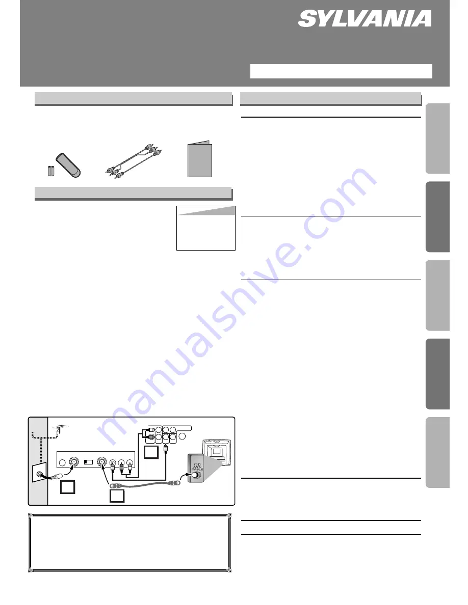 Sylvania SSD204 Owner'S Manual Download Page 1