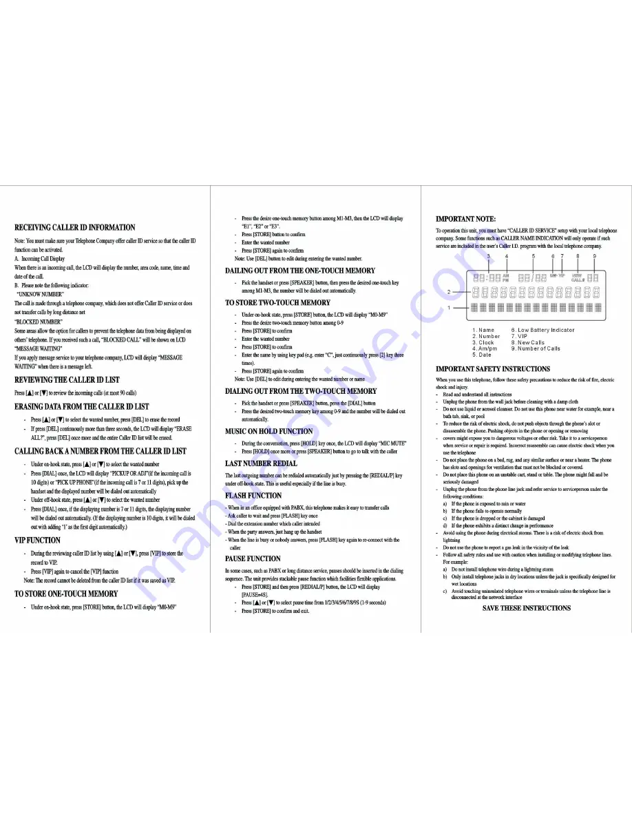 Sylvania STID970 User'S Manual And Operating Instructions Download Page 2