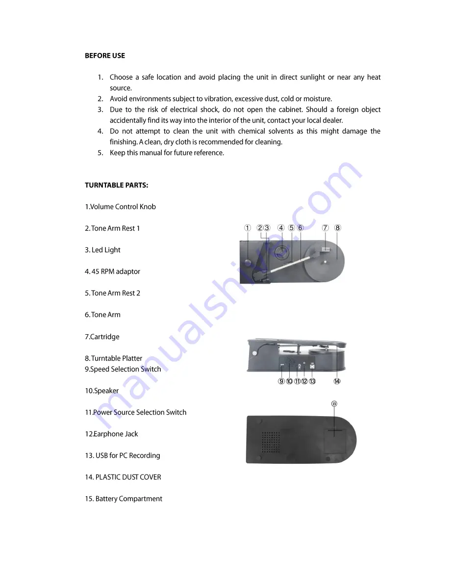 Sylvania STT008USB Скачать руководство пользователя страница 2