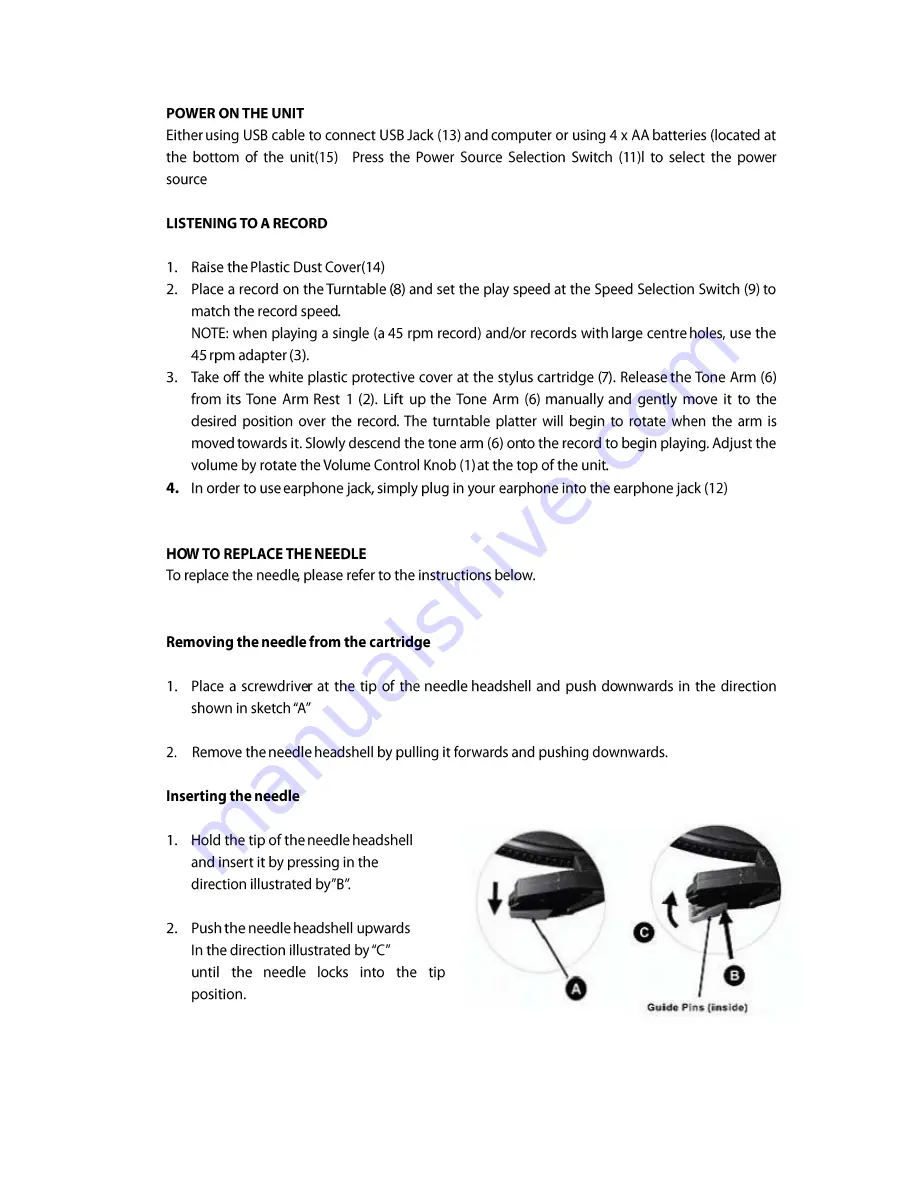 Sylvania STT008USB Скачать руководство пользователя страница 3