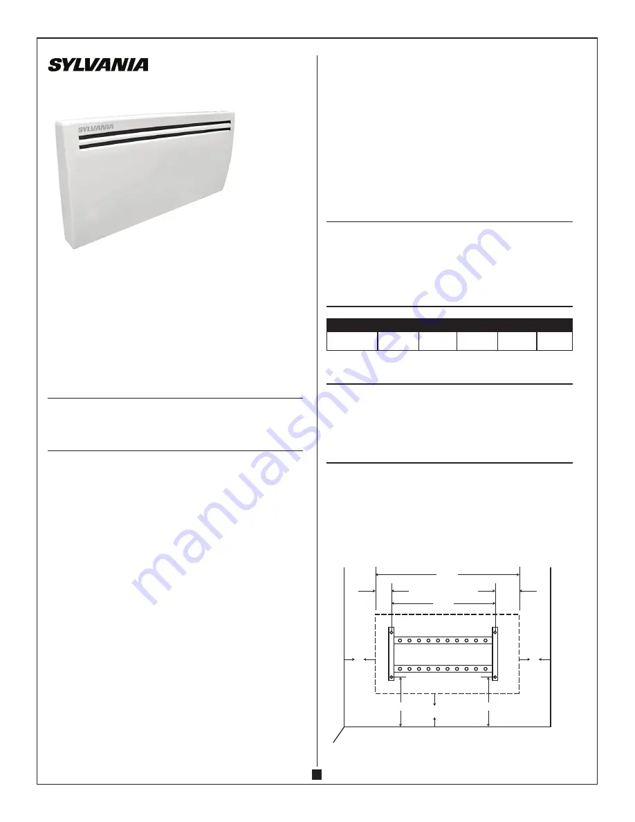 Sylvania SYACP-2000 Instruction Manual Download Page 1