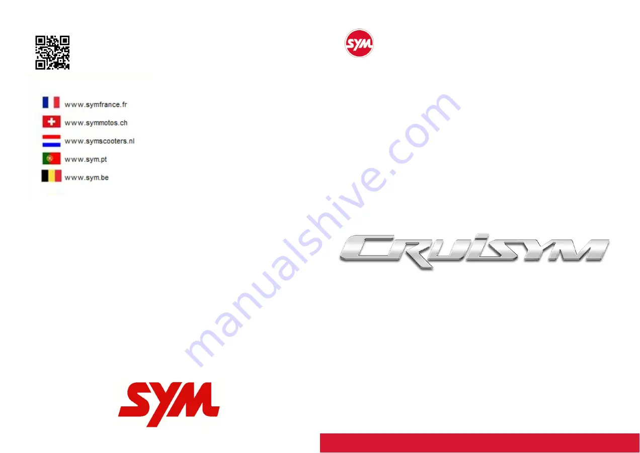 Sym CRUiSYM Owner'S Manual Download Page 1