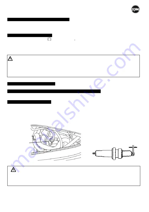 Sym CRUiSYM Owner'S Manual Download Page 24