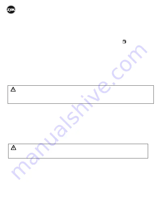 Sym CRUiSYM Owner'S Manual Download Page 40