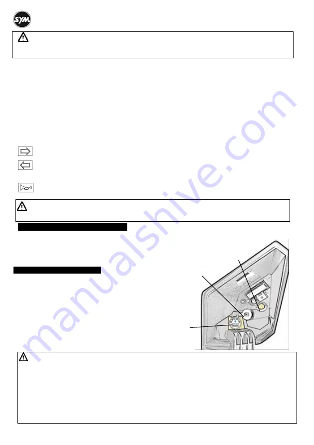 Sym CRUiSYM Owner'S Manual Download Page 74