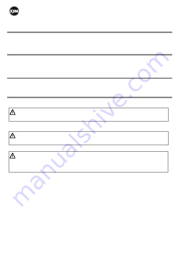 Sym CRUiSYM Owner'S Manual Download Page 120