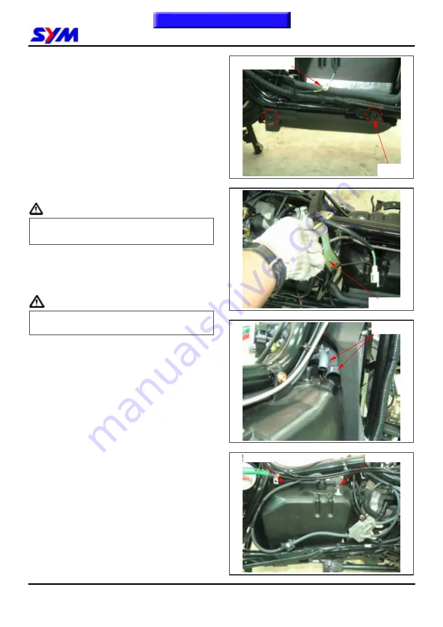 Sym GTS 250 Service Manual Download Page 58