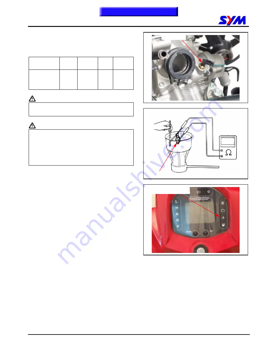 Sym Quad Raider 600 Service Manual Download Page 244