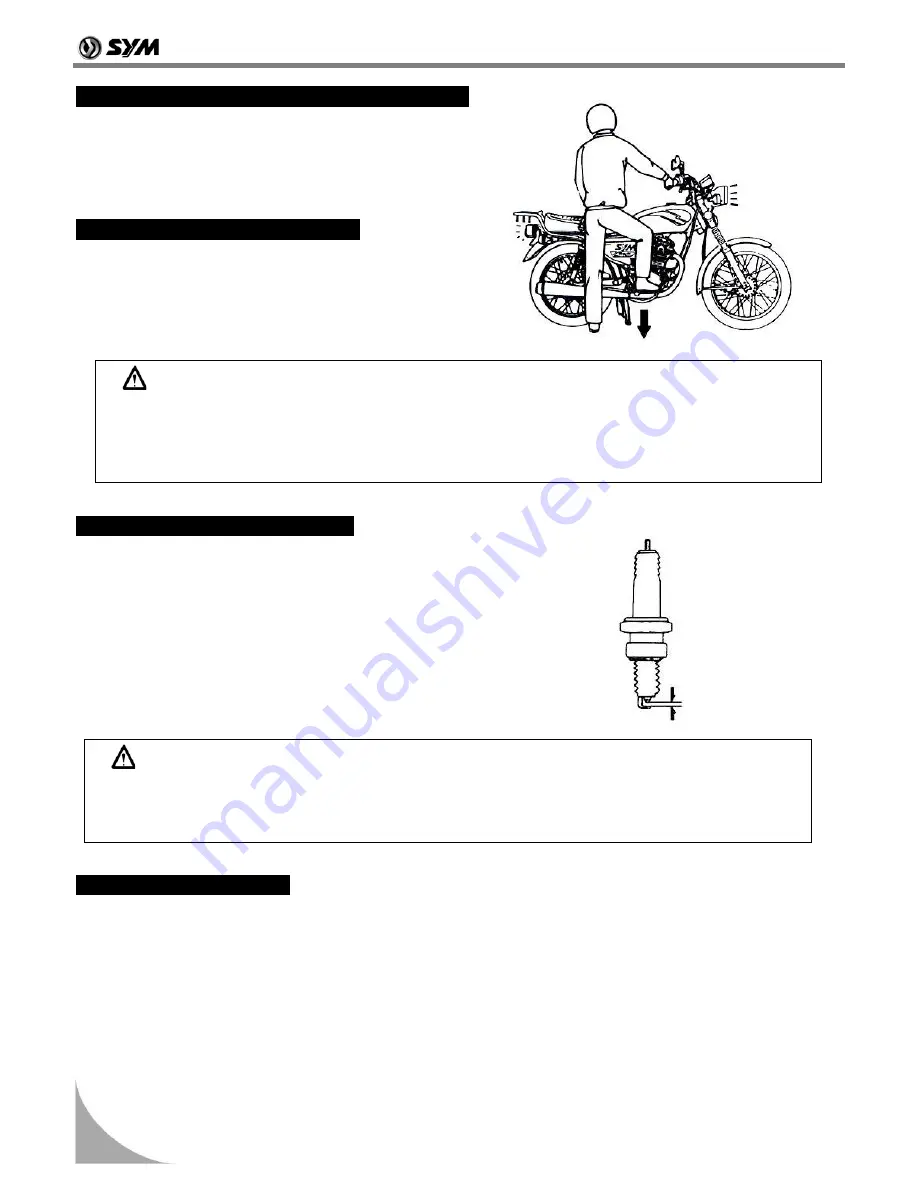 Sym Wolf Classic 150 Owner'S Manual Download Page 30