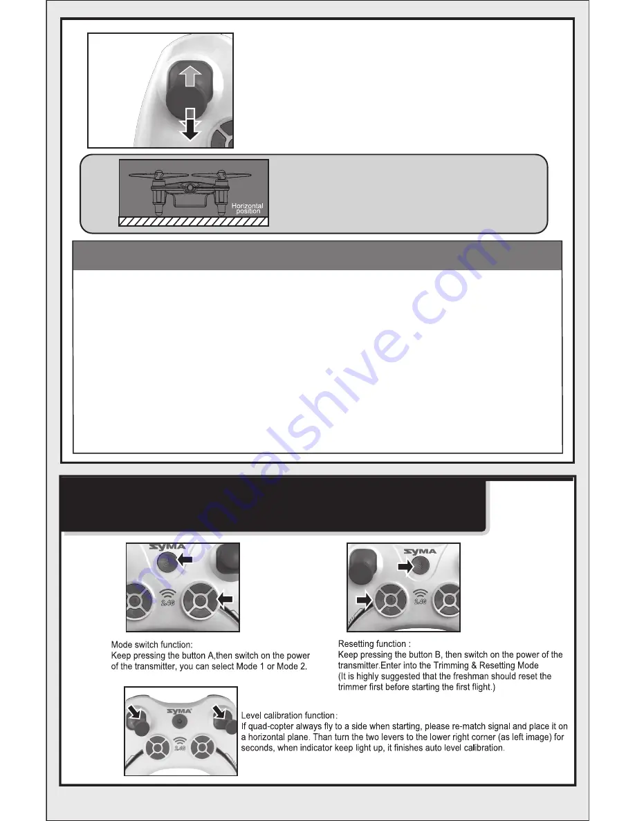 SYMA X12 gyroscope explorers Instruction Manual Download Page 4