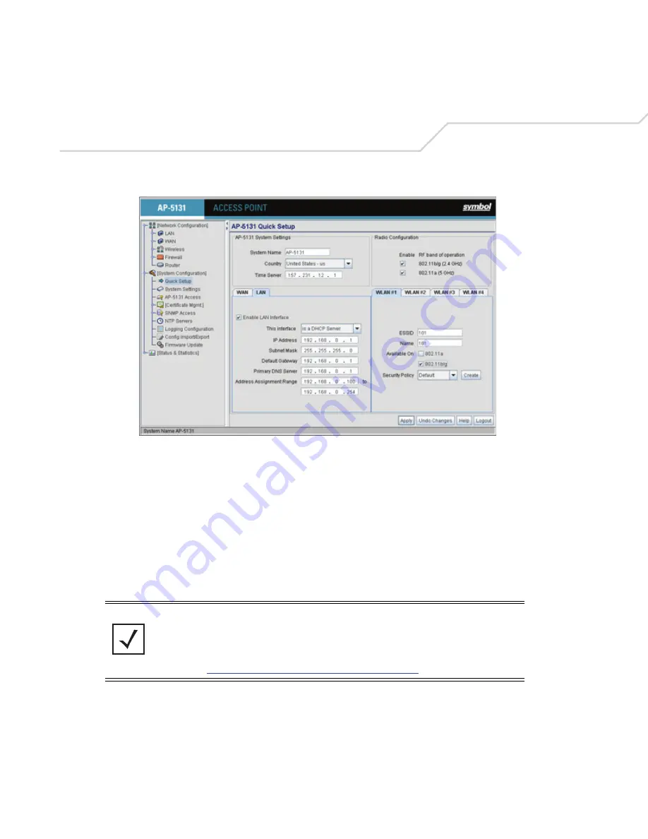 Symbol AP-5131 Скачать руководство пользователя страница 30