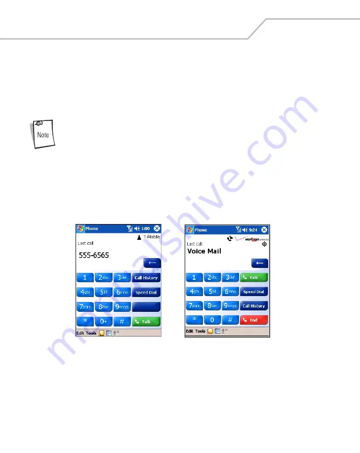 Symbol MC9000-K/S Reference Manual Download Page 124