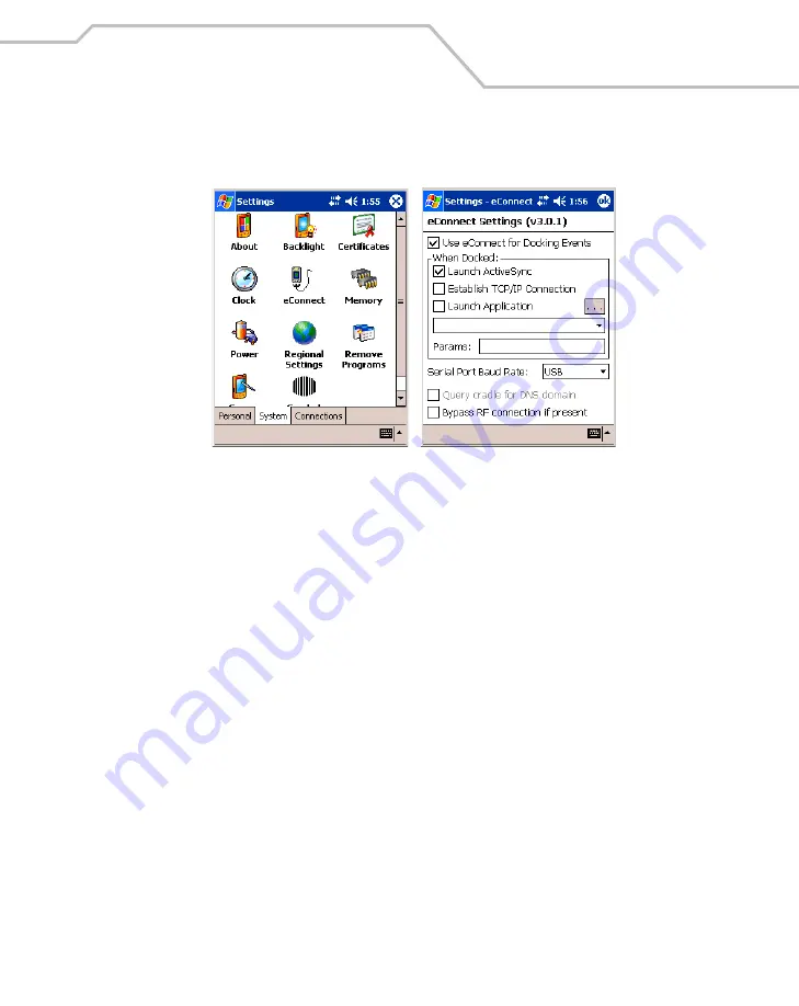 Symbol MC9000-K/S Reference Manual Download Page 231