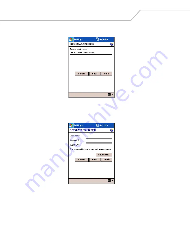 Symbol MC9000-K/S Reference Manual Download Page 294