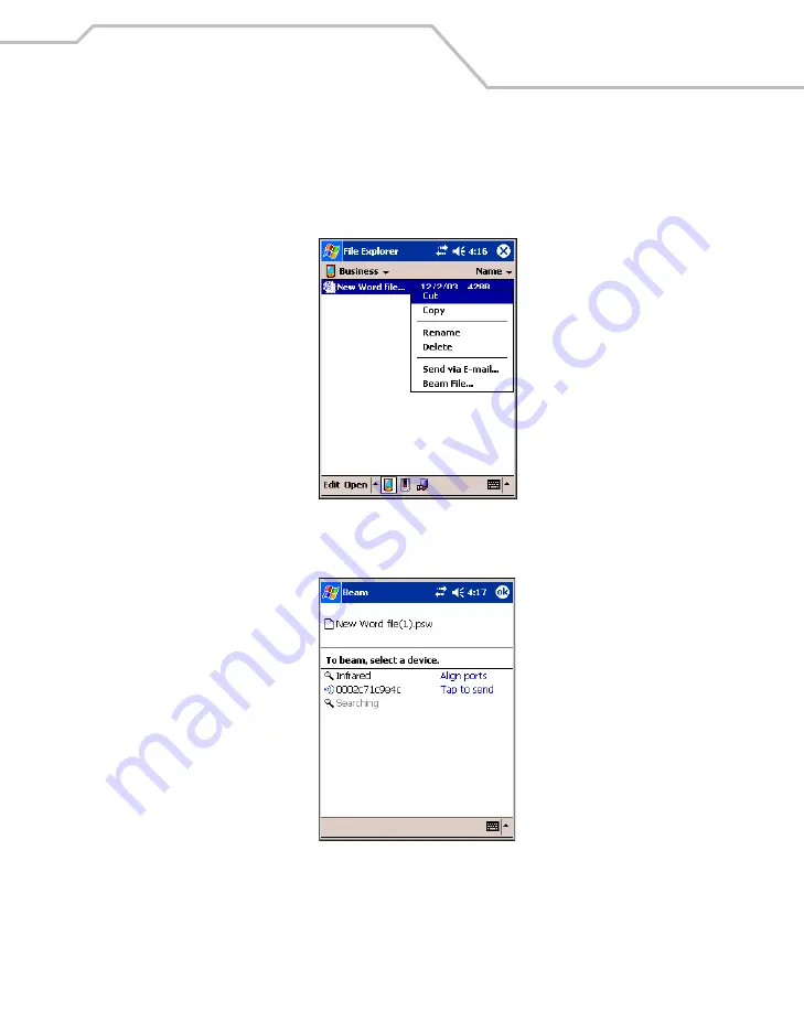 Symbol MC9000-K/S Reference Manual Download Page 363