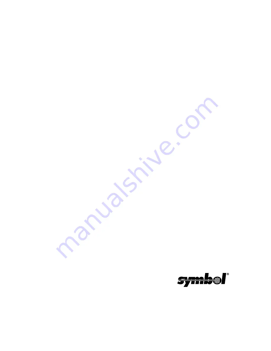 Symbol MiniScan MS XX07 Series Integration Manual Download Page 3