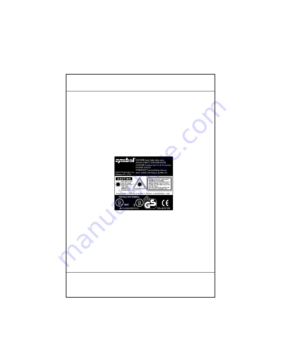 Symbol PPT 41 Series Quick Reference Download Page 22