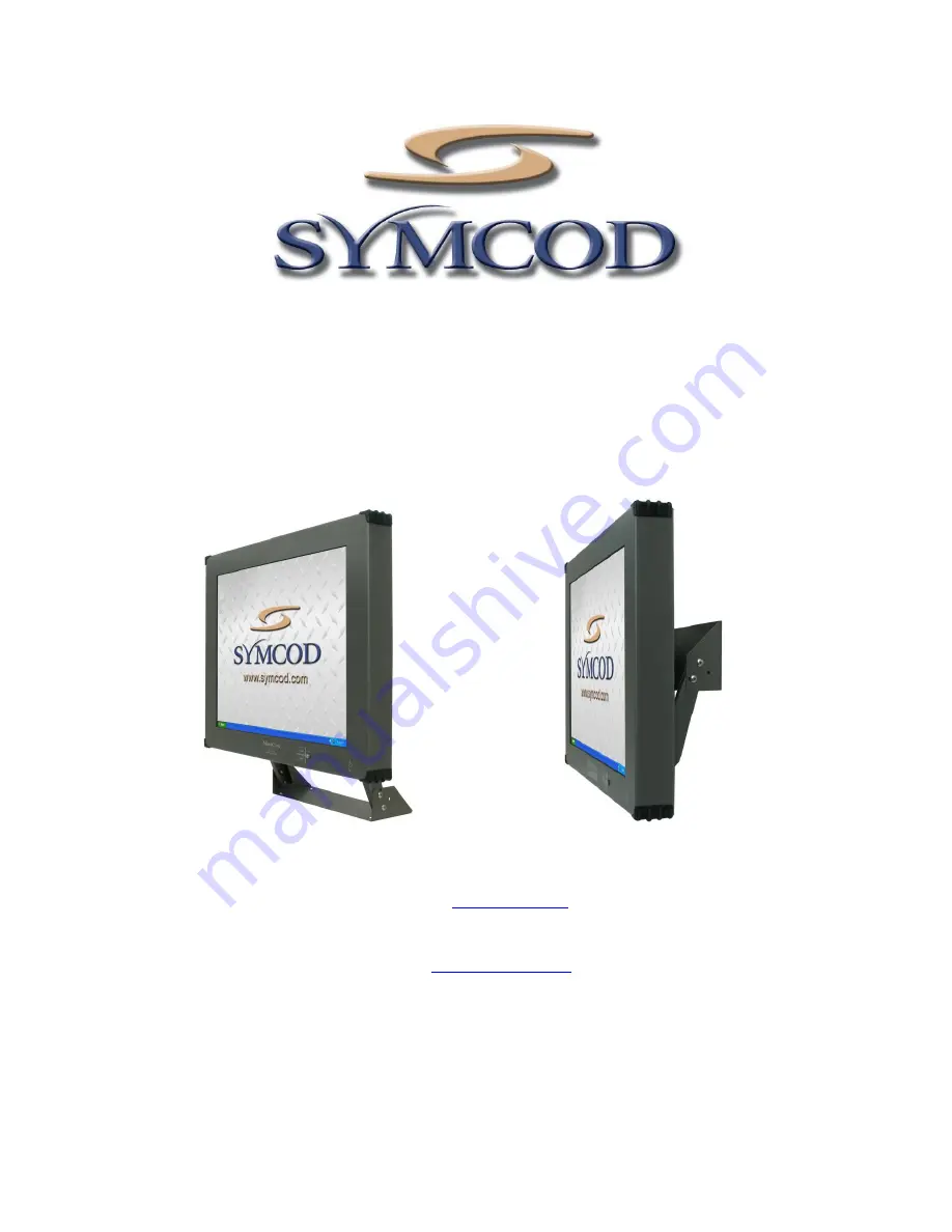 Symcod MoniCom 15'' Скачать руководство пользователя страница 1