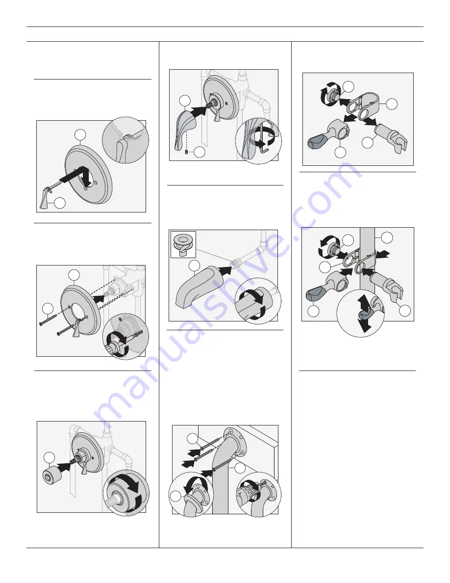 Symmons 9603-PLR Operation & Maintenance Manual Download Page 10