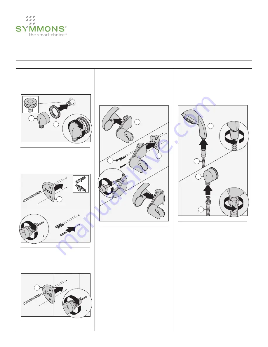 Symmons Elm S-5504-TRM Скачать руководство пользователя страница 2