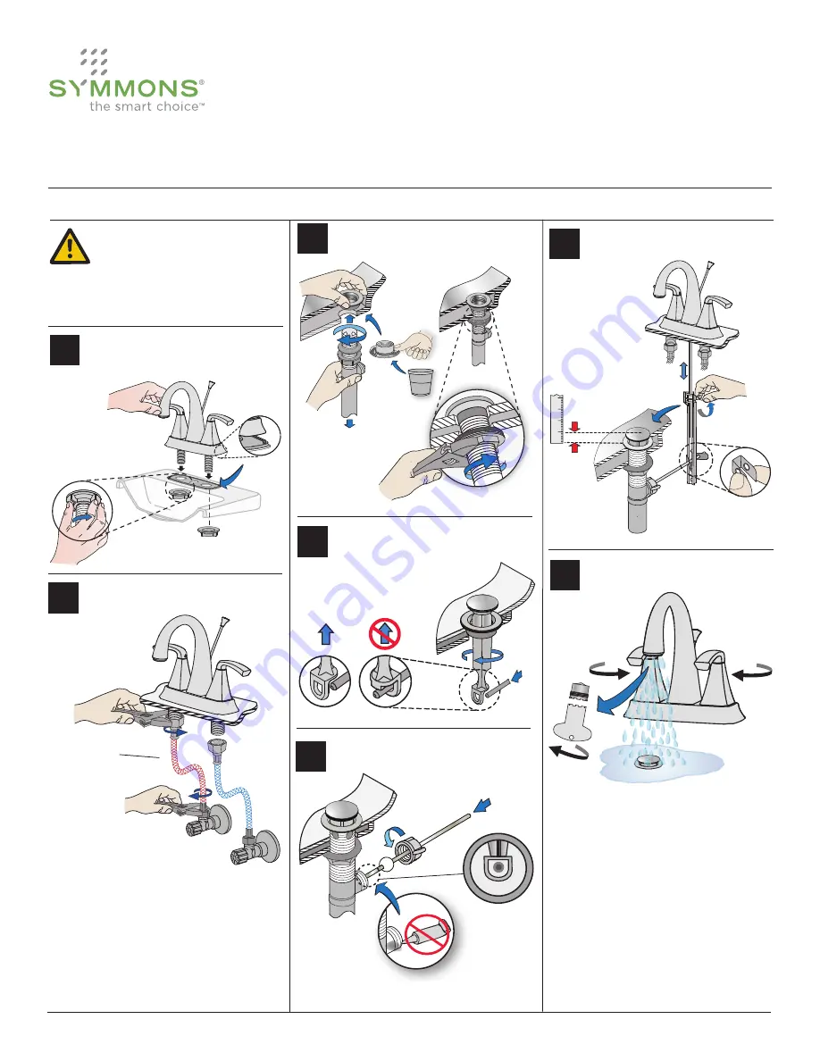 Symmons SLC72121.2 Operation & Maintenance Manual Download Page 11