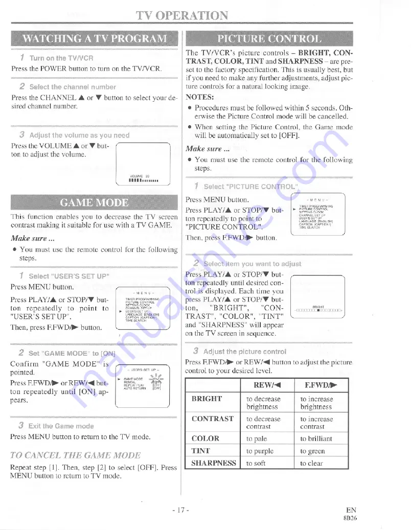 Symphonic SC3809 Owner'S Manual Download Page 17