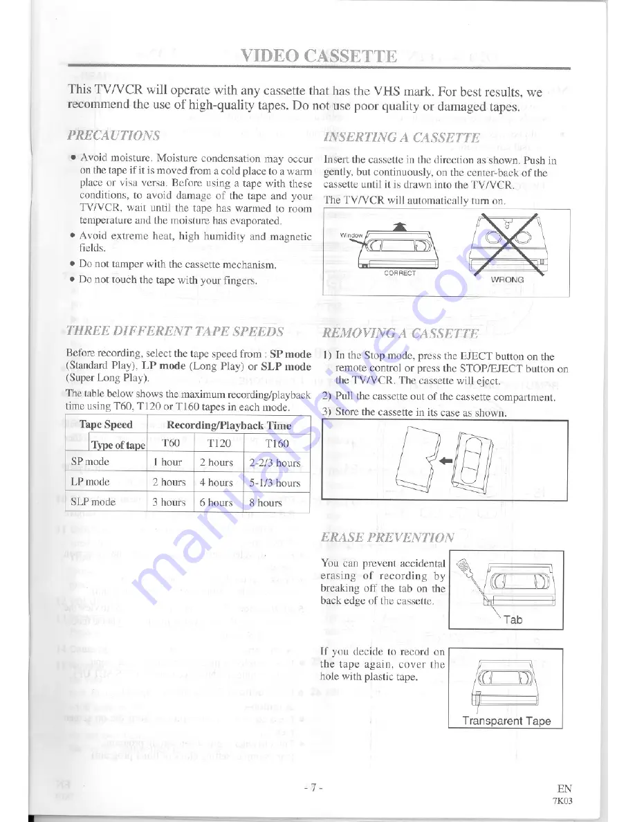 Symphonic SC3813 Owner'S Manual Download Page 7