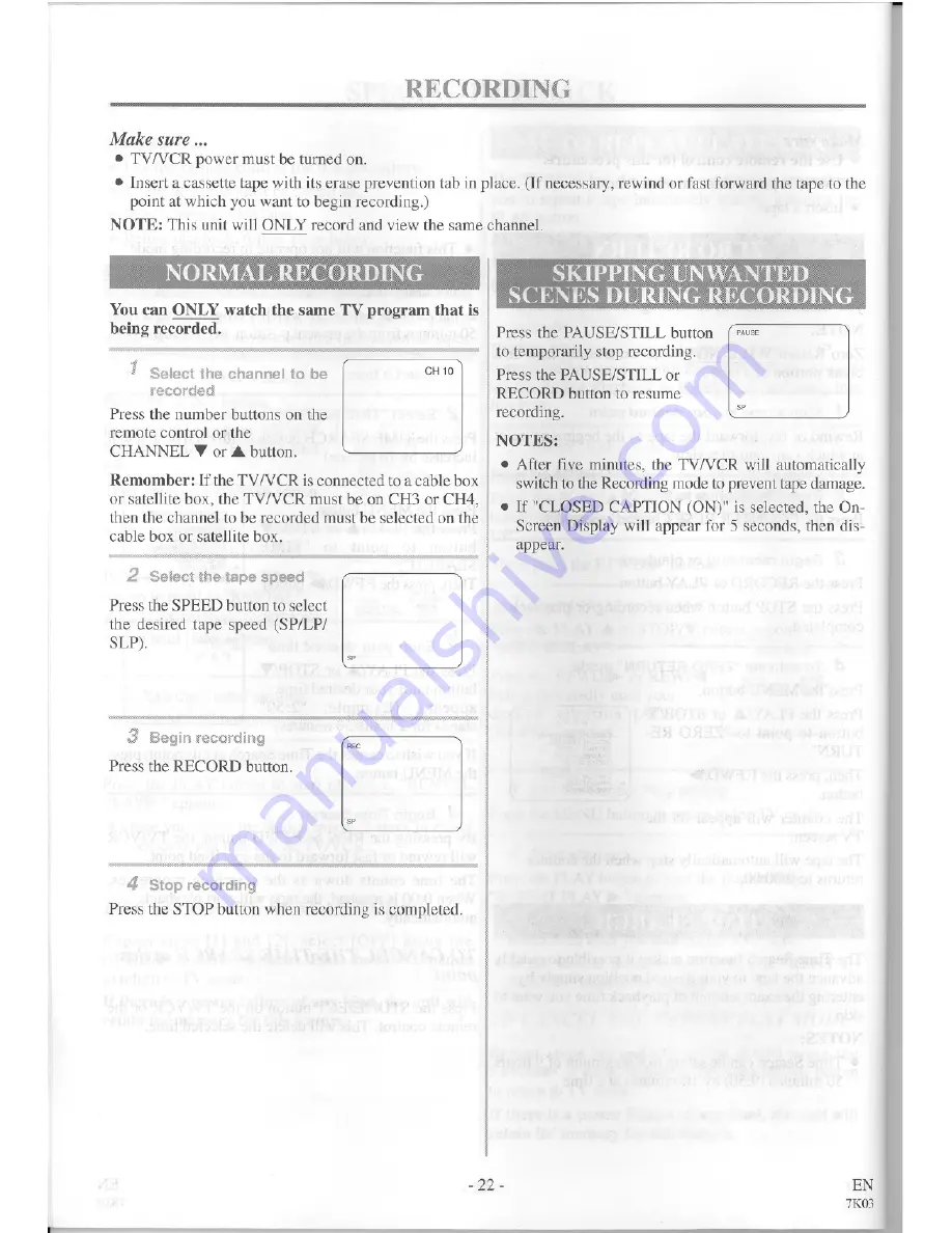 Symphonic SC3813 Owner'S Manual Download Page 22