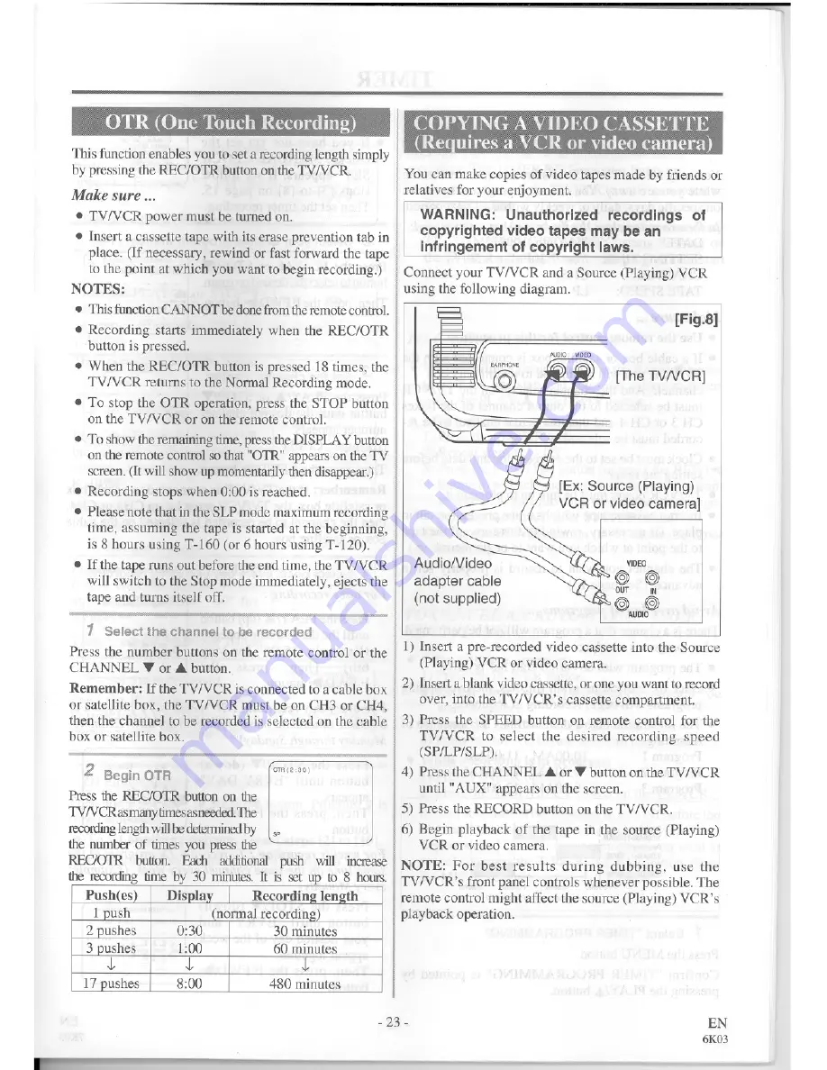 Symphonic SC3813 Owner'S Manual Download Page 23