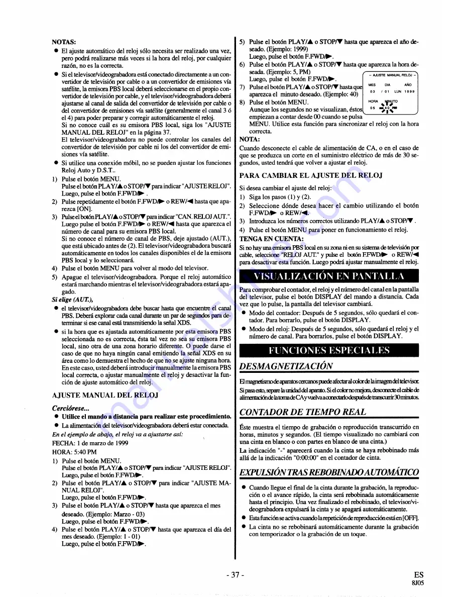 Symphonic SC3909 Owner'S Manual Download Page 37